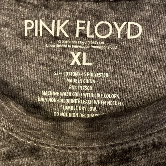 Pink Floyd Dark Side of the Moon Gray T-Shirt - Picture 2 of 6